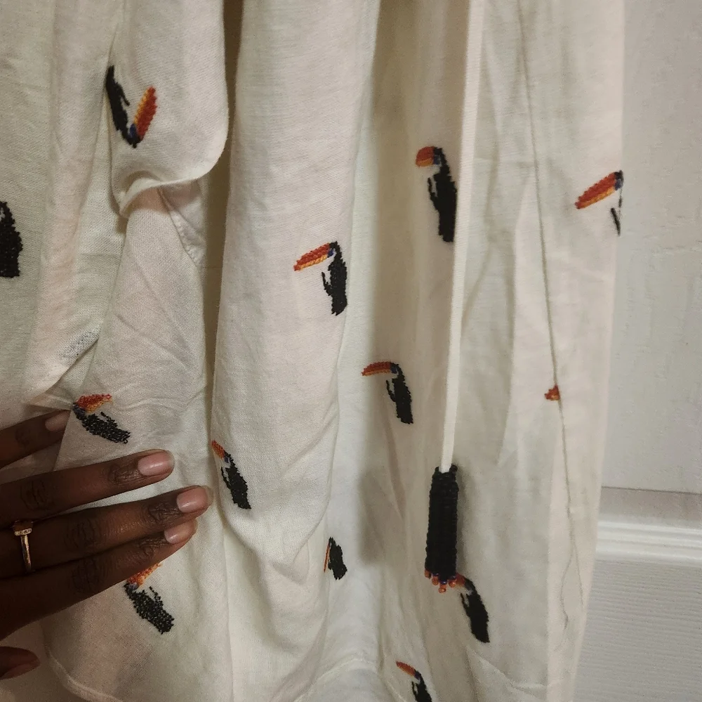 Farm Rio Toucan Wrap Dress - Picture 4 of 7